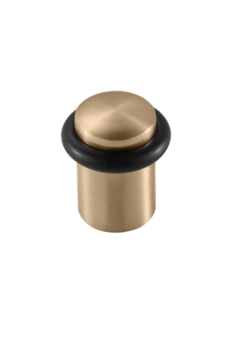 Ограничитель BUSSARE STP 10 W.GOLD, золото матовое, напольный