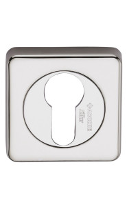 Накладка на ключевой цилиндр SILLUR CL-C P.CHROME (хром блестящий, квадратное основание)