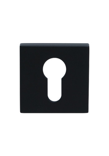 Накладка на ключевой цилиндр SILLUR CL-L M.BLACK (Чёрный, антибактериальное покрытие)