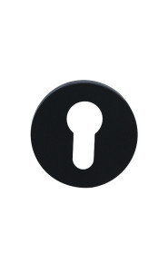 Накладка на ключевой цилиндр SILLUR CL M.BLACK (Чёрный, антибактериальное покрытие)