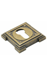 Накладка на ключевой цилиндр ADDEN BAU. SC VQ001 AGED BRONZE (состаренная бронза)