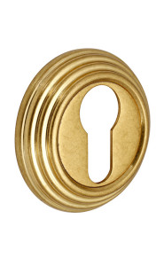 Накладка на ключевой цилиндр ADDEN BAU. SC V001 AGED GOLD (состаренное золото)
