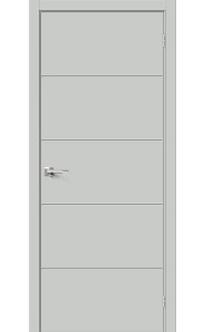 Межкомнатная дверь Граффити-1.Д.П, цвет Grey Matt