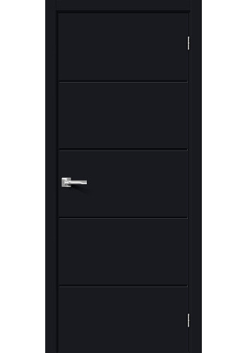 Межкомнатная дверь Граффити-1.Д, цвет Total Black