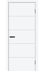 Межкомнатная дверь Граффити-2.Д, цвет White Pro